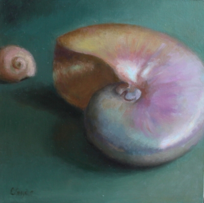 Painting of two shells