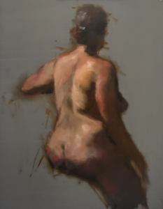 figure painting by mike ballezzi