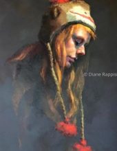 Painting of a girl in a hat